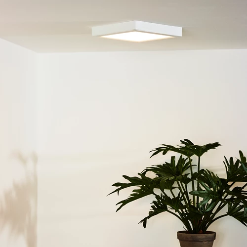 Lucide TENDO-LED - Plafonnière - LED - 1x18W 3000K - Wit - sfeer 1
